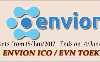 Envion ICO (EVN Token) – Detailed Information About Envion